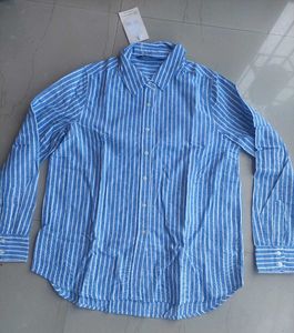 Fablestreet striped linen casual shirt