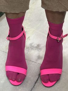 Neon sandals