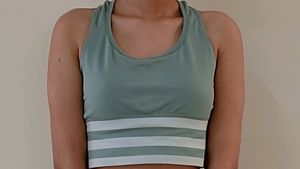 Sports wear crop top