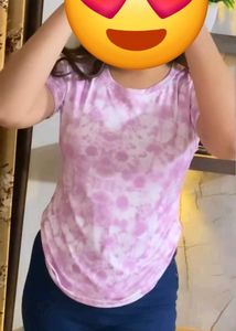 Pink Tie-Dye Tee