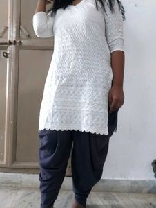White Embroidered Tunic