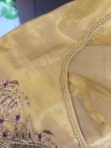Golden Embroidered Blouse