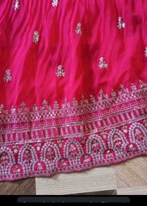 Elegant Pink Embroidered Anarkali Suit