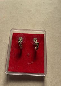 Cute Gold Tone Earrings