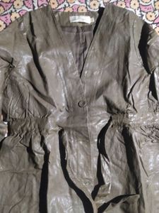 Vintage Style Olive Green Coat