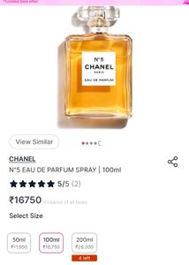 Chanel N°5 Eau De Parfum 100ml 🧡