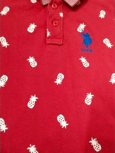 Cute Red Polo Shirt