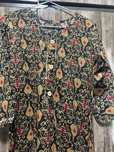 Black Printed Suit