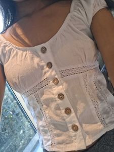 Lulu And Sky Puff Sleeve Top