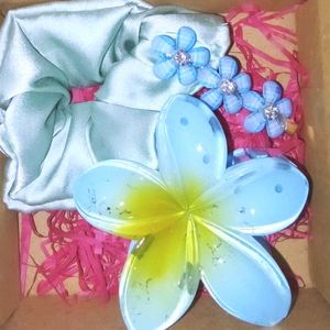Flower Hair Accessory Get Free Neckchain With It