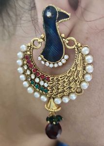 🦚Gold Plated Peacock Design Earrings🦚