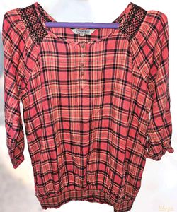 Cherokee Women Western Woven Top