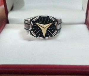 Silver Mercedes Ring