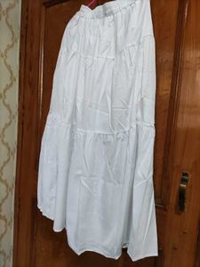 White Ethnic Skirt