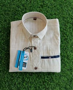 Boy&#39;s Striped Button-Down Shirt