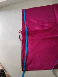 Elegant Pink Embroidered koti and kurta set