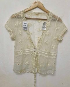 Trendy New Lace Top