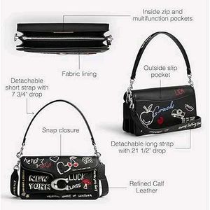 COACH TABBY SHOULDER BAG 26 SKETCH PRINT* WD BOX