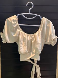 Chic Cream Puff Sleeve Top