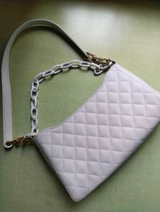 White Quilted Handbag