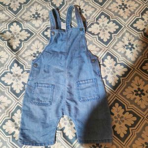 Cute Denim Overalls with Tee