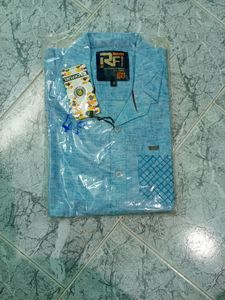 RF Mens Shirt Blue Color Size S