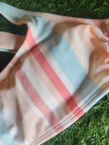 Striped Bikini Top