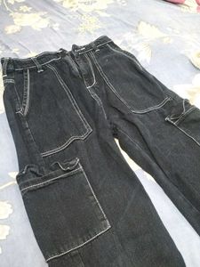 Wide Leg Utility Cargo Pants