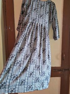 Staright Bandhni Patern Maternity Kurti