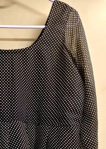 Navy Blue Georgette Aline Kurti