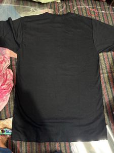 Black Graphic Print Tee