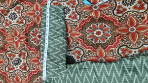 Green Patterned Kurta