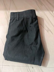 Dark black Straight Leg Pants