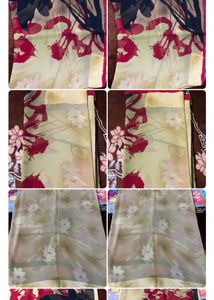 2 Saree combo Pink And Red