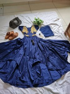 Beautiful Navy Blue Gown