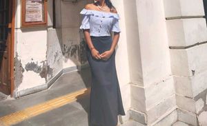 Old Money Inspired Black Mermaid Skirt