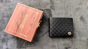 Gucci High Quality wallet with wooden box