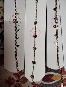 Set of 5 Assorted Anti-tarnish Charm Bracelets