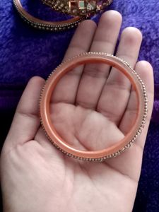 Bangles With Diamond Work