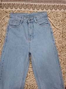 Wide Leg Denim Jeans