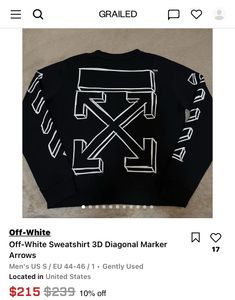 Off-White Arrows Sweater