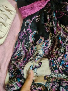 Paisley Strapless Party Dress