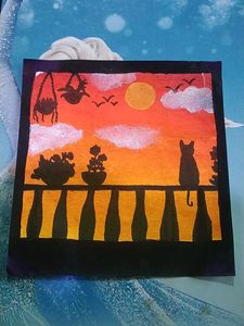 Handmade Cat Art Prints (Set of 3)