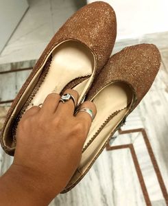 Stylish Metallic Brown Bellies