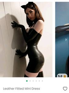 Price Drop For Now Abroad Branded Leather Dress