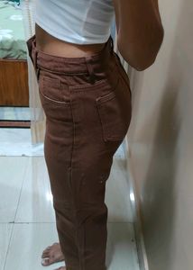 Brown Urbanic Straight Leg Jeans