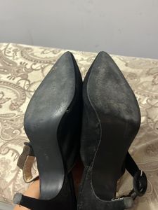 Black Open Heels