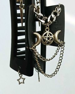 Star Charm Hair Claw Clip