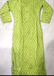 Lime Green Kurti