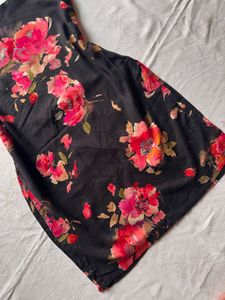 Strip Flowerl Kurta